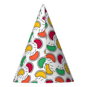 キャンディ漫画のパターン パーティーハット (裏面)