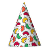 キャンディ漫画のパターン パーティーハット (正面)