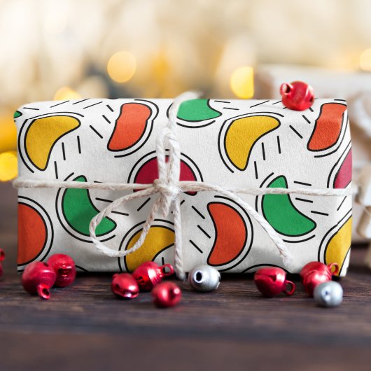 キャンディ漫画のパターン ラッピングペーパー