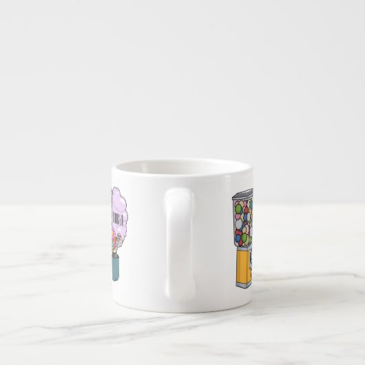 キャンディ漫画イラストレーション エスプレッソカップ (裏面)