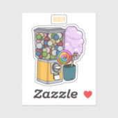 キャンディ漫画イラストレーション シール (シート)