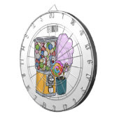 キャンディ漫画イラストレーション ダーツボード (正面右)