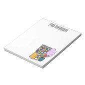 キャンディ漫画イラストレーション ノートパッド (回転)