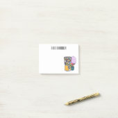 キャンディ漫画イラストレーション ポストイット (デスク上)