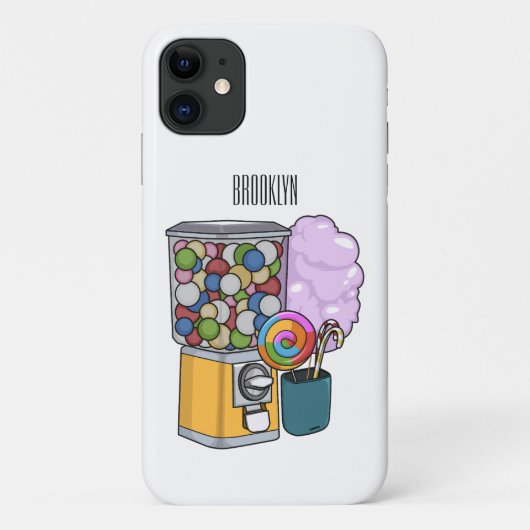 キャンディ漫画イラストレーション Case-Mate iPhoneケース (裏面)