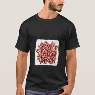 キャンディ甘おもしろいしょクルーCandy甘い愛クリスマスP Tシャツ