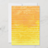 キャンディ男女兼用ランド散水ベビーシャワー サンキューカード (裏面)