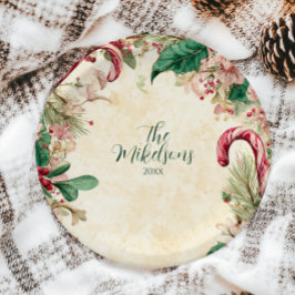 キャンディ素朴ケーンクリスマスパーティー ペーパープレート