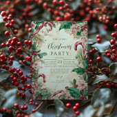 キャンディ素朴ケーンクリスマスパーティー 招待状