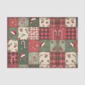 キャンディ素朴ケーン&プレイドクリスマスティッシュペーパー 薄葉紙 (正面)