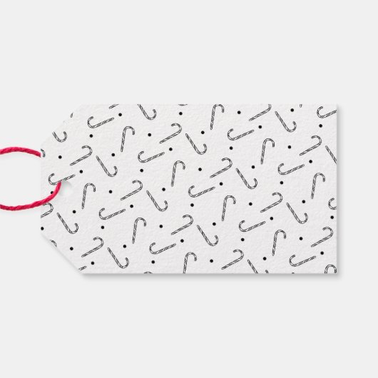 キャンディ素朴ー・ケーン・クリスマス ギフトタグ (裏面横)