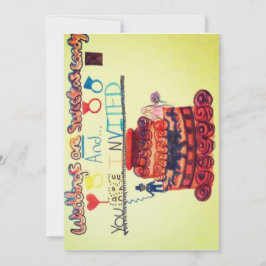 キャンディ結婚ケーキーの金ゴールドカラーカップル シーズンカード