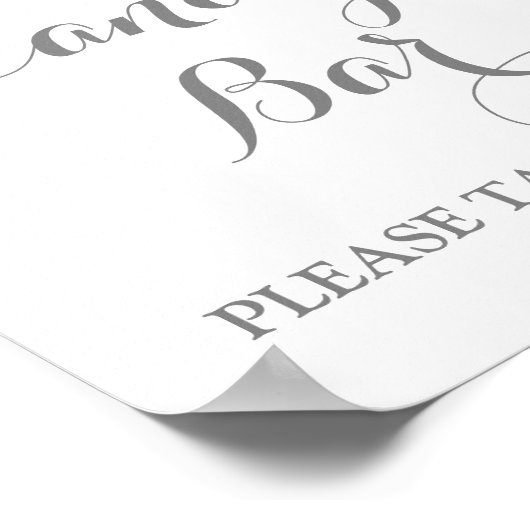 キャンディ結婚バーのサインピンクウォーター色フローラ ポスター (角)