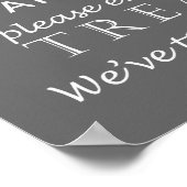 キャンディ結婚バーのサイン – ケーキデザイン ポスター (角)