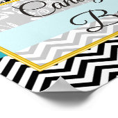 キャンディ結婚バーのサイン、ヴィンテージカメラ ポスター (角)