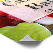 キャンディ結婚バーのベビーシャワーの看板ポスター ポスター (角)