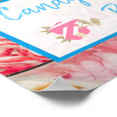 キャンディ結婚バーのベビーシャワーの看板ポスター ポスター (角)