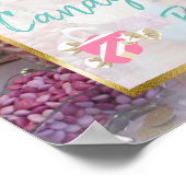 キャンディ結婚バーのベビーシャワーの看板ポスター ポスター (角)