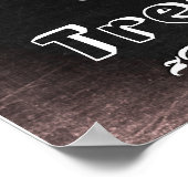 キャンディ結婚ビュッフェのサイン、黒板スタイル ポスター (角)