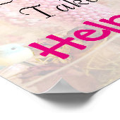 キャンディ結婚ビュッフェまたは赤ちゃんシャワーのサイン ポスター (角)