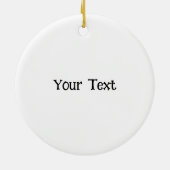 キャンディ絵画ジンガーカラフルパンの家の セラミックオーナメント (裏面)