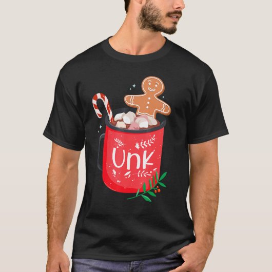 キャンディ缶とクリスマスマッチファミリーココアマグ Tシャツ (正面)