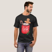 キャンディ缶とクリスマスマッチファミリーココアマグ Tシャツ (正面フル)
