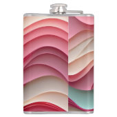 キャンディ色のフレッシュな波 フラスク (裏面)