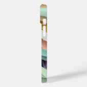 キャンディ色の波ストライプ状 Case-Mate iPhoneケース (裏面 / 左)