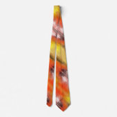 キャンディ芸術的コーンカラーズ抽象芸術アート ネクタイ (裏面)