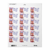 キャンディ表現ランド – 差出人住所ラベル ラベル (フルシート)