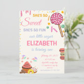 キャンディ誕生日スイーツお祝いキャンディランド 招待状 (スタンド正面)