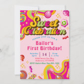 キャンディ誕生日招待状キャンディスウィートパーティー 招待状 (正面)