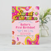 キャンディ誕生日招待状キャンディスウィートパーティー 招待状 (スタンド正面)