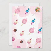 キャンディ誕生日招待状ザファーストパーティー 招待状 (裏面)