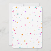 キャンディ誕生日招待状 招待状 (裏面)