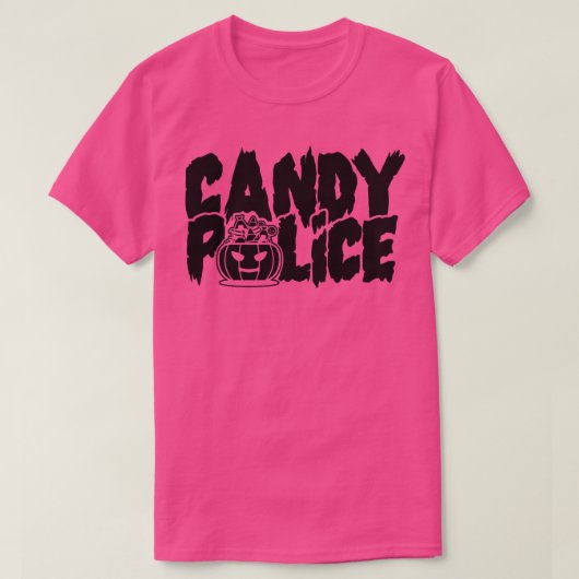 キャンディ警察おかしなハロウィーン1 Tシャツ (デザイン正面)