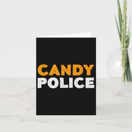 キャンディ警察ハロウィンシャツ カード (正面)