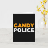 キャンディ警察ハロウィンシャツ カード (黄色い花)