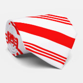 キャンディ赤と白ーのネクタイ ネクタイ (ロール)