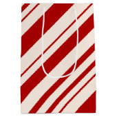 キャンディ赤と白ーの皮を剥いた ミディアムペーパーバッグ (裏面)