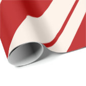 キャンディ赤と白ーの皮を剥いた ラッピングペーパー (ロールコーナー)