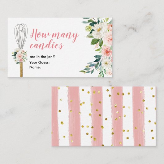 キャンディ遠くにーの数を聞きに来る エンクロージャーカード (正面/裏面)