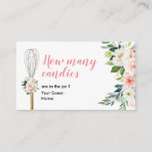 キャンディ遠くにーの数を聞きに来る エンクロージャーカード (正面)