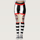 キャンディ頭蓋骨レギンスのショートエフェクト レギンス (正面)