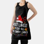 キャンディ食べーのクリスマスが最も多い エプロン (インサイチュ)