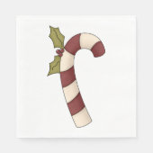 キャンディ飾ーケーンクリスマススウィート スタンダードランチョンナプキン (正面)