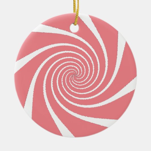 キャンディ3 | MERRY CHRISTMAS | m3galleryStudio セラミックオーナメント (正面)