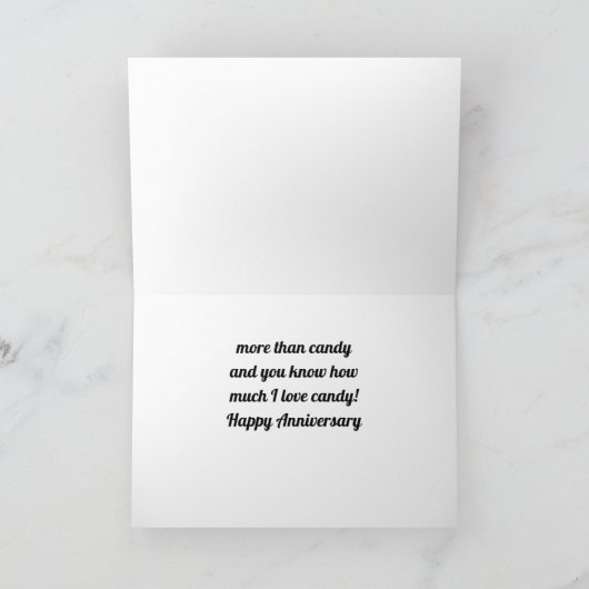 キャンディ***アニバーサリーカードより愛*** カード (内部)