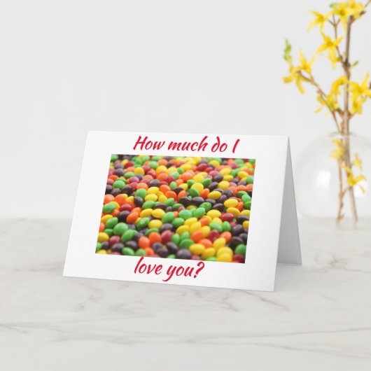 キャンディ***アニバーサリーカードより愛*** カード (黄色い花)